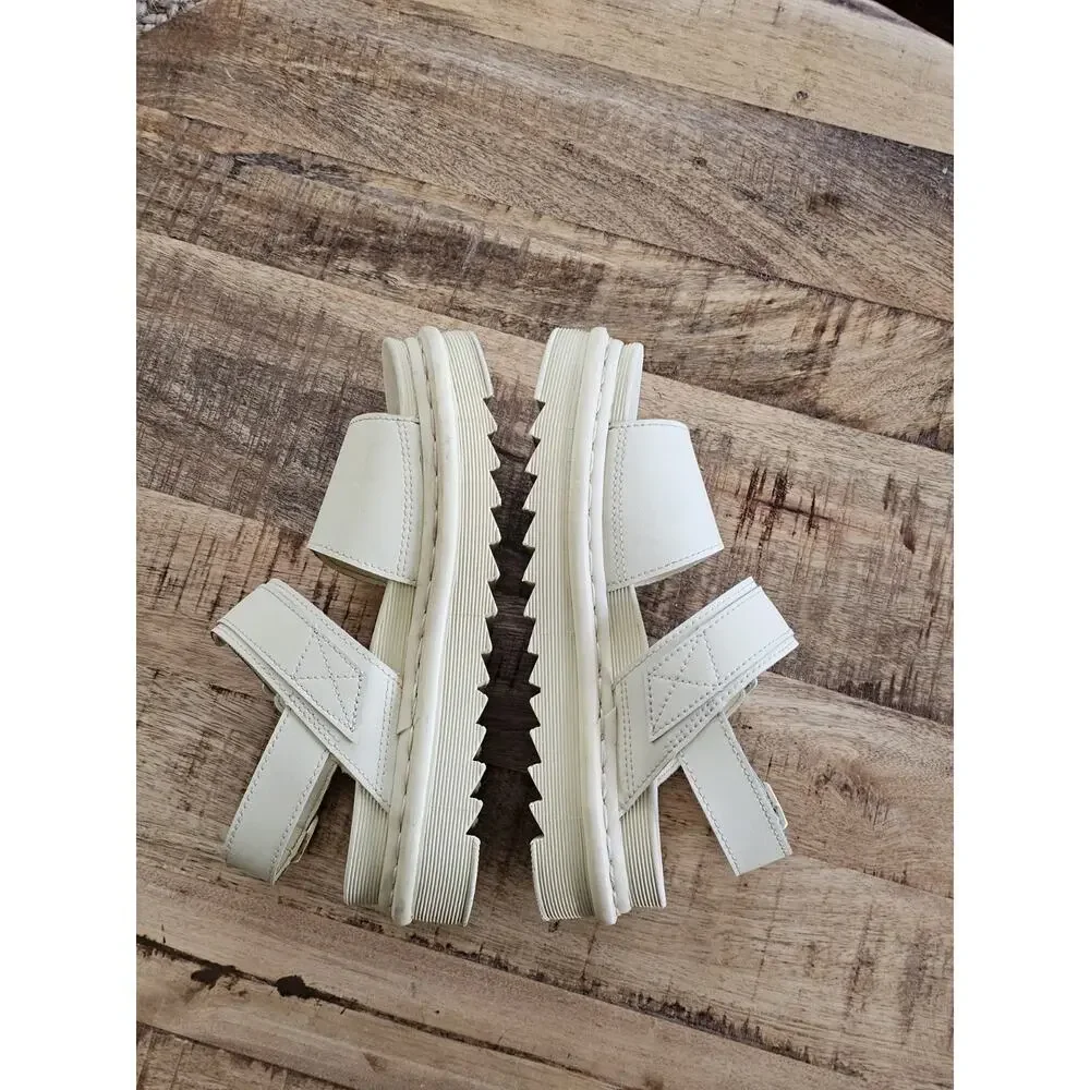 Dr Martens Voss Mono Women's Light Yellow Leather Sandals size US 7 - Picture 3 of 12